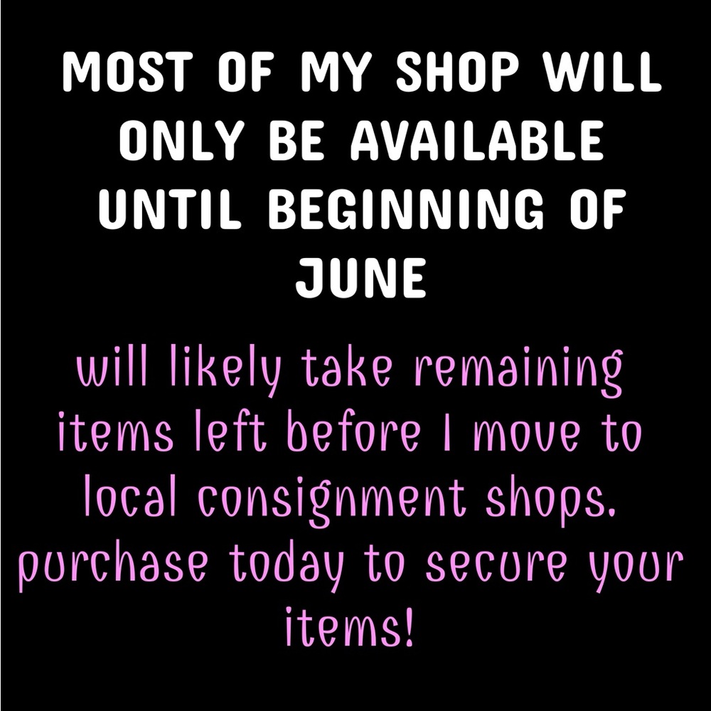 Shop Announcement Poster